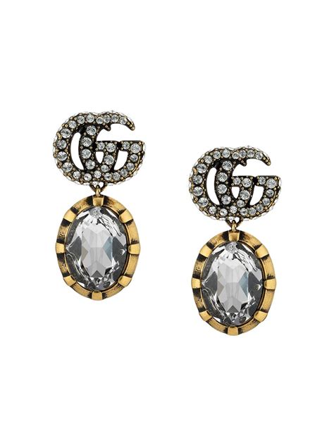 gucci design earrings|Gucci earrings farfetch.